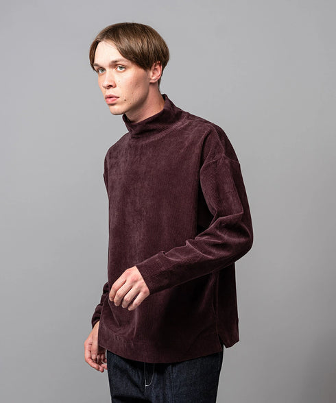 MR.OLIVE / STRETCH KNIT CORDUROY / BOTTLE NECK SHIRT ストレッチコーデュロイ/ボトルネックシャツ